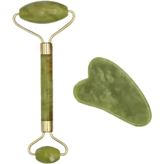 Jade Roller And Gua Sha Set With Gift Box For Beautiful Skin -247793612 - Rokomari